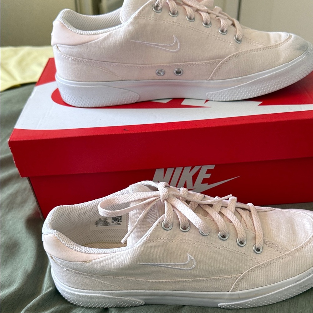 Nike Light Pink Canvas Sneakers